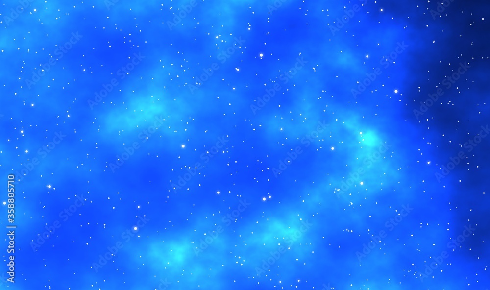 Wall mural space scape illustration graphic design background
