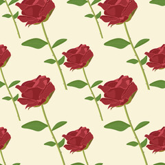 Pattern of roses for wallpaper design. Textile ornament. Love 