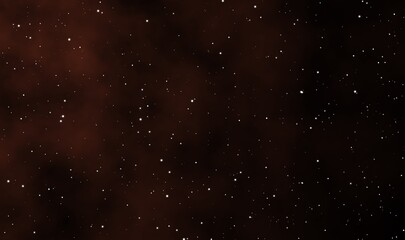 Space scape illustration graphic design background