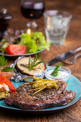 grilled steak