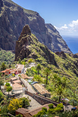 Green valley, Masca Village, Tenerife, Canary islands, Spain - 358807791