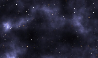 Spacescape illustration graphic design background