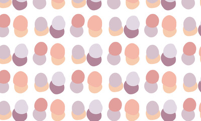 Layered dots seamless pattern, kids and baby dots pattern, blush dots pattern