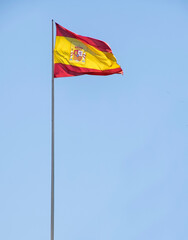bandera española - obrazy, fototapety, plakaty