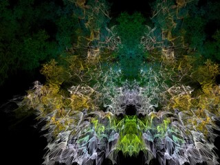 Imaginatory fractal background Image