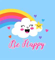 NUBECITA ESTRELLA FELIZ