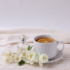 vintage style tea time ceremony