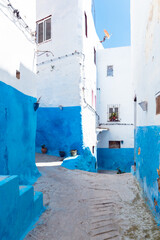 Tetouan in Northern Morocco with Rif Mountains in the background
