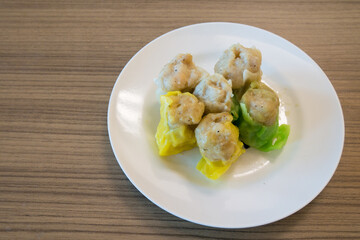 Chinese Steamed dumplings dimsum