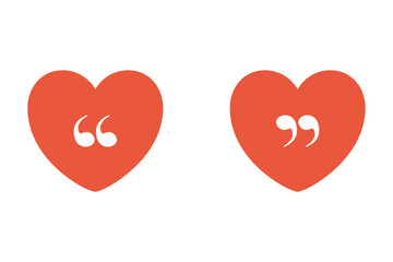 communication quotes inside hearts design, Message discussion conversation and chatting theme Vector illustration