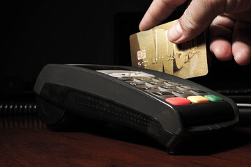 use of credit card and pos machine