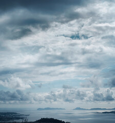 Fototapeta na wymiar Atardecer nubes 