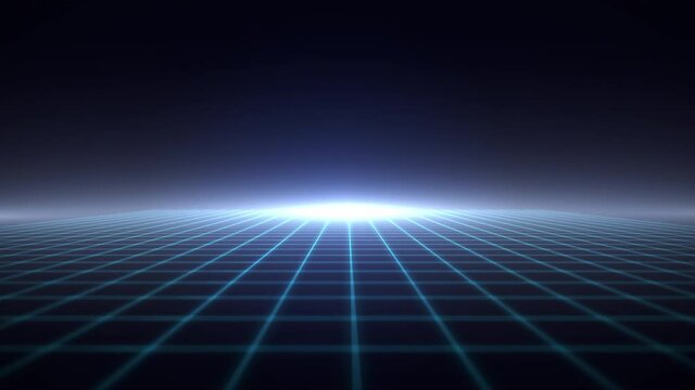 Technology background, Abstract sci-fi grid background.