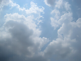 cloud with blue sky