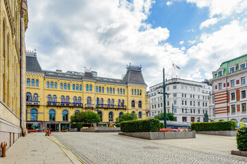 Fototapeta premium It's Square in Oslo, Norway
