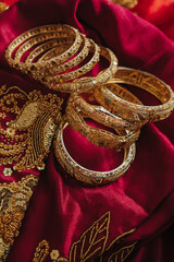 details of traditional Tunisian wedding costume