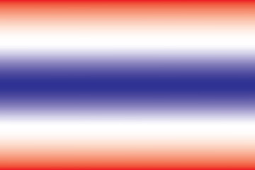 The background image of the Thai flag consists of three colors horizontal red white and blue