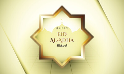 Eid Al Adha Background with Classic Style