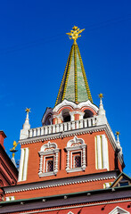 Fototapeta premium It's Tower of the Gate to the Red Square of Moscow