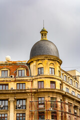 Fototapeta na wymiar Architecture of Bucharest, the capital of Romania.