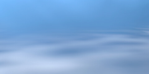 Soft blue background with spotlight, underwater scene, 3D rendering
