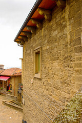 Architecure of Historic center of  San Marino,