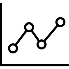 Graph chart icon