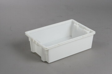 plastic box, container for storing and transferring fruits and vegetables, food, for storing things, on a white background, online store