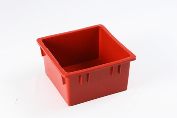 plastic box, container for storing and transferring fruits and vegetables, food, for storing things, on a white background, online store
