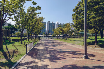 APEC Naru park in Busan in daylight