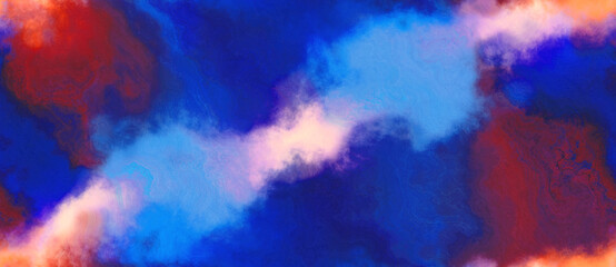abstract watercolor background with watercolor paint with dark slate blue, pale violet red and midnight blue colors. can be used as web banner or background
