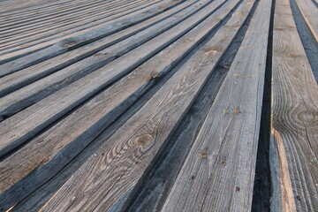 Old wood texture. Brown and yellow natural simple wooden texture material background. The soft blurry focus.