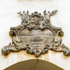 Symbol on the St.Michael Gate, Bratislava, Slovakia