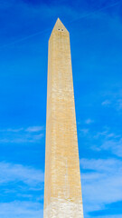 It's Washington Monument, an obelisk on the National Mall in Washington, D.C. U.S. National Register of Historic Places