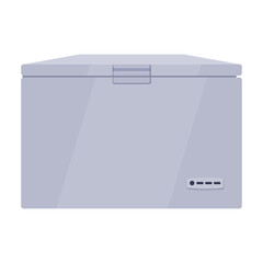 Freezer vector icon.Cartoon vector icon isolated on white background freezer.