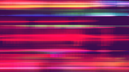 Abstract digital multicolor lines speed motion light background. hi tech concept for business technology.