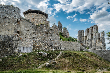 Fototapeta na wymiar Oponice castle ruins, Slovakia