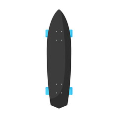 Skateboard vector icon.Cartoon vector icon isolated on white background skateboard.