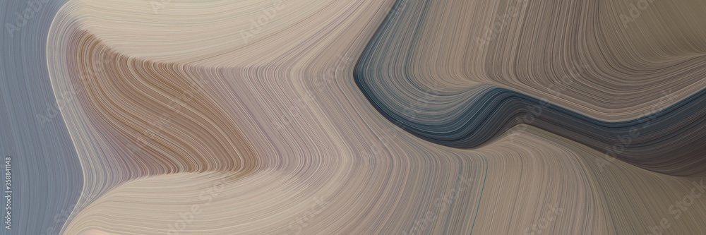 Poster art decorative waves background with gray gray, ash gray and dark slate gray colors. can be used as 