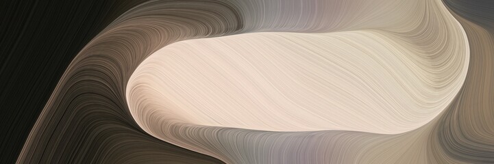 liquid decorative curves graphic with tan, very dark green and pastel gray colors. can be used as header or banner