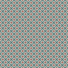 Simple modern print with arrows motif. Minimalist geometric seamless pattern. Checked abstract background.