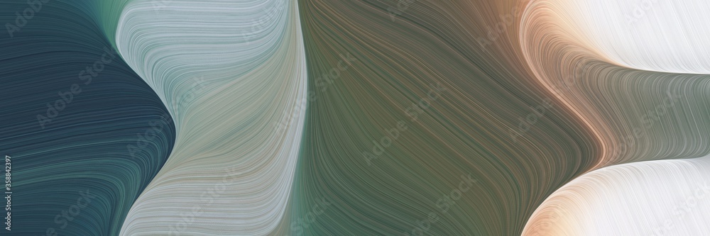 Poster beautiful colorful curves style with dark slate gray, dim gray and light gray colors. can be used as