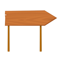 Pointer post vector icon.Cartoon vector icon isolated on white background pointer post.