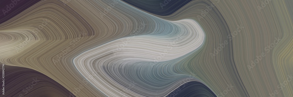 Aufkleber dynamic decorative curves backdrop with dim gray, ash gray and very dark violet colors. can be used 