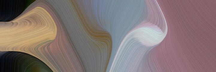 modern decorative curves banner design with old lavender, very dark green and silver colors. can be used as poster, card or background graphic