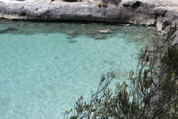 South coast of Menorca island