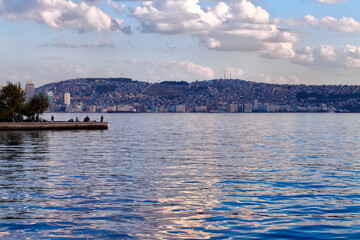 Fototapeta premium Seascape View in Nature in Turkey Izmir