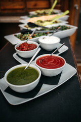 thai food on the table