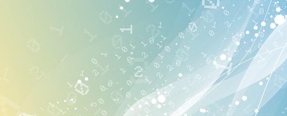 Fototapeta premium Technology data background, idea of global business solution