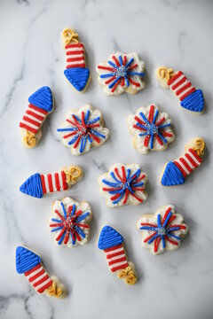 Fourth of July sugar cookies